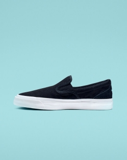 Converse One Star CC Férfi Slip On Fekete/Fehér | UTELQHV-HU